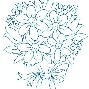 Раскраска Цветы Раскраска Цветы