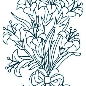 Раскраска Цветы Раскраска Цветы