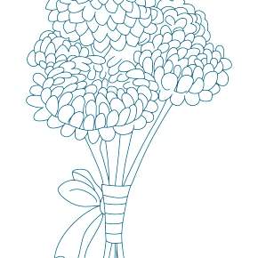 Раскраска Цветы Раскраска Цветы