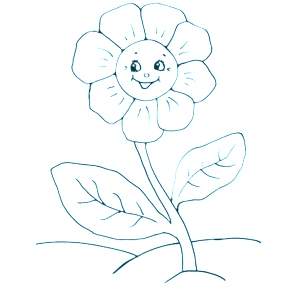 Раскраска Цветы Раскраска Цветы