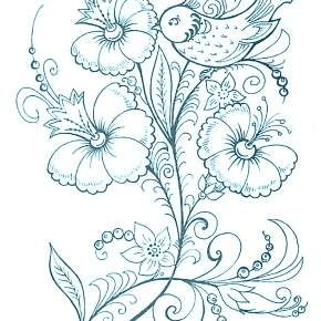 Раскраска Цветы Раскраска Цветы