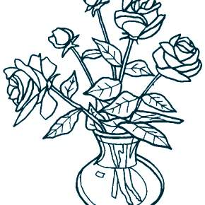 Раскраска Цветы Раскраска Цветы