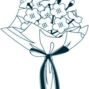 Раскраска Цветы Раскраска Цветы