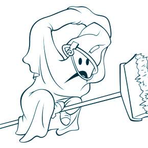 Раскраска Малыш и Карлсон