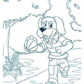 Раскраска Спокойной ночи малыши