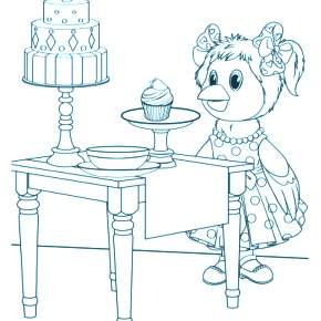 Раскраска Спокойной ночи малыши