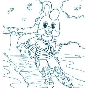 Раскраска Спокойной ночи малыши