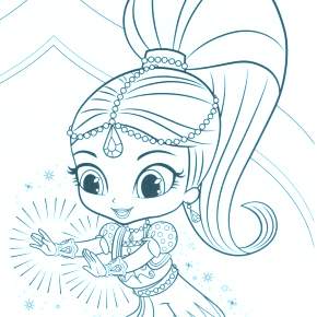 Раскраска Шиммер и Шайн Раскраска Шиммер и Шайн