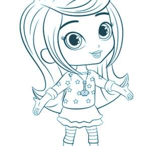 Раскраска Шиммер и Шайн Раскраска Шиммер и Шайн