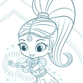 Раскраска Шиммер и Шайн Раскраска Шиммер и Шайн