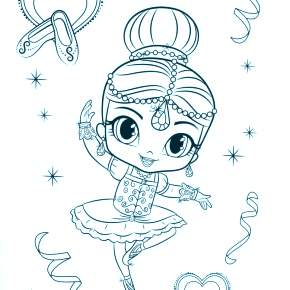 Раскраска Шиммер и Шайн Раскраска Шиммер и Шайн