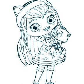 Раскраска Шиммер и Шайн Раскраска Шиммер и Шайн