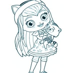 Раскраска Шиммер и Шайн Раскраска Шиммер и Шайн