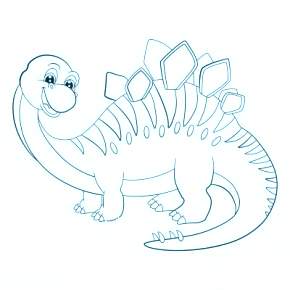 Раскраска Динозавры