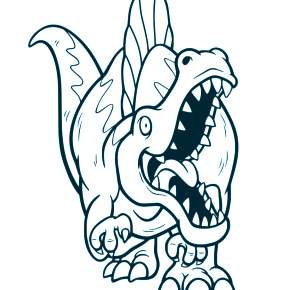 Раскраска Динозавры