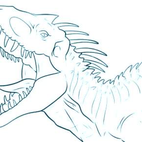 Раскраска Динозавры