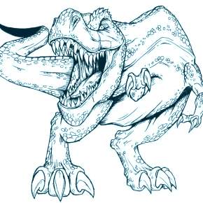 Раскраска Динозавры