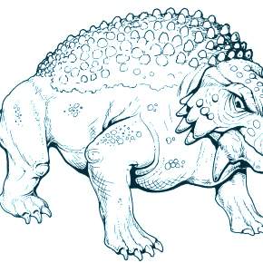 Раскраска Динозавры