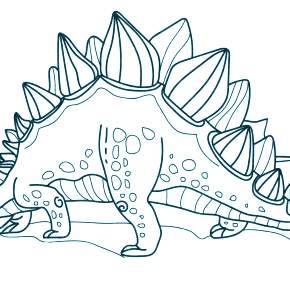 Раскраска Динозавры
