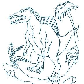 Раскраска Динозавры