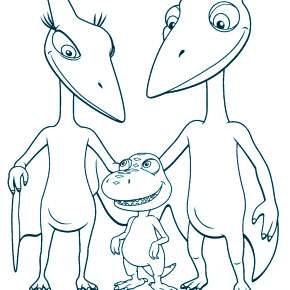 Раскраска Динозавры