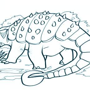 Раскраска Динозавры