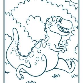 Раскраска Динозавры
