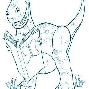 Раскраска Динозавры