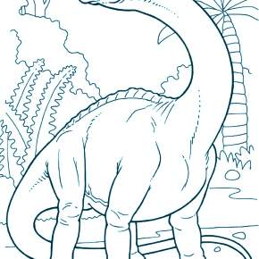 Раскраска Динозавры
