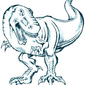 Раскраска Динозавры