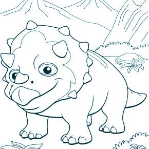 Раскраска Динозавры