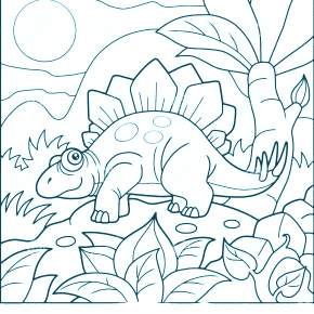 Раскраска Динозавры