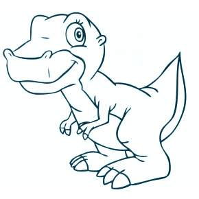 Раскраска Динозавры