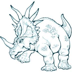 Раскраска Динозавры