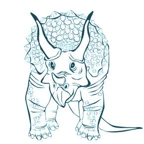 Раскраска Динозавры