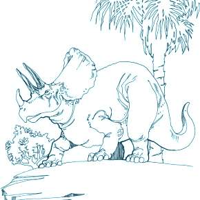 Раскраска Динозавры