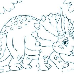 Раскраска Динозавры