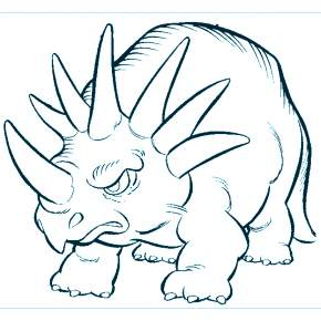 Раскраска Динозавры