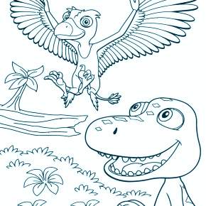 Раскраска Динозавры