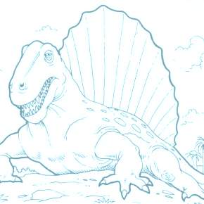 Раскраска Динозавры