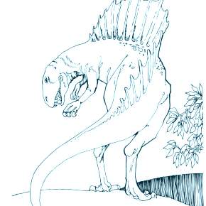 Раскраска Динозавры