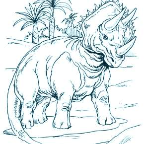 Раскраска Динозавры