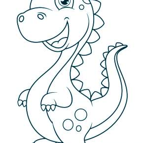 Раскраска Динозавры