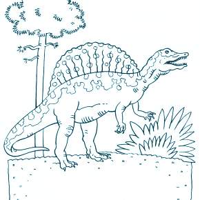 Раскраска Динозавры