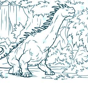 Раскраска Динозавры