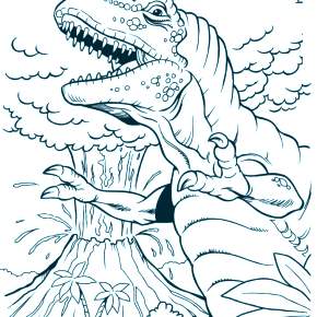 Раскраска Динозавры