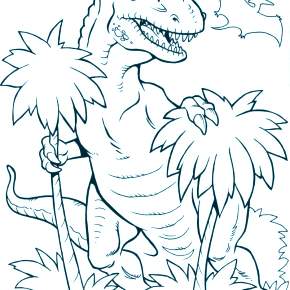 Раскраска Динозавры