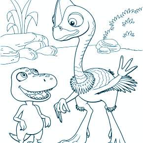 Раскраска Динозавры