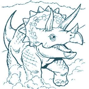 Раскраска Динозавры