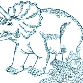 Раскраска Динозавры